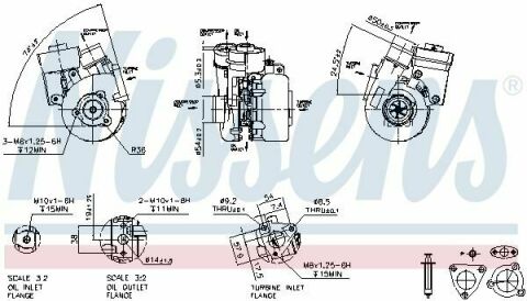 Турбіна SANTA FE II 2.2 06- HYUNDAI