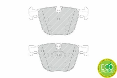 Тормозные колодки зад. BMW 5 (E60)/7 (E65) 02-10 (ATE)