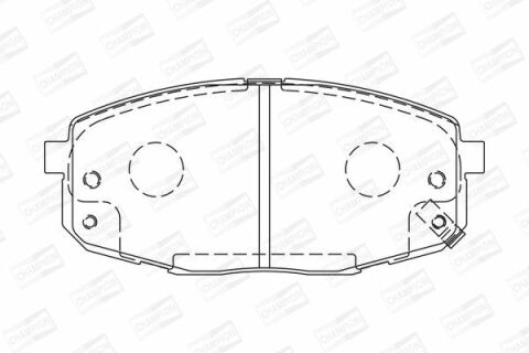 Гальмівні колодки передні Carens 02-,Ceed,Hyundai i30 07- KIA