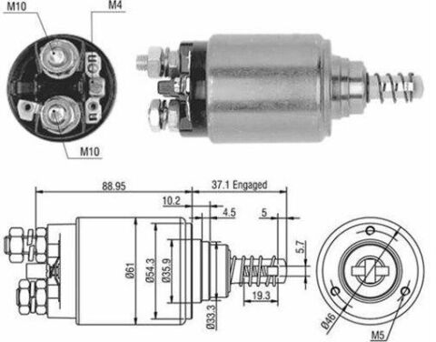 MAGNETI MARELLI Соленоид IVECO,RENAULT - BOSCH [940113050402]