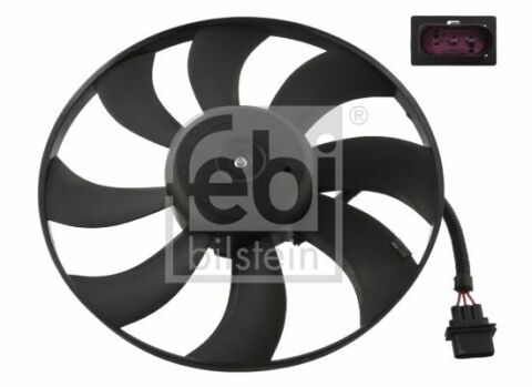 FEBI VW Вентилятор охолодження двигуна 250-60W 385mm Polo,Skoda Fabia,Seat