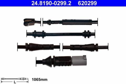 Датчик износа тормозных колодок (задних) BMW 7 (F01-04) 08-15 (L=1065mm)