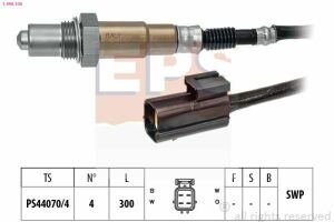 EPS NISSAN Лямбда-зонд Qashqai 07-, Tiida, Note