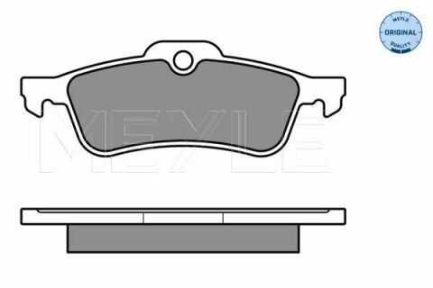 Колодки гальмівні (задні) Mini One/Cooper/Works 1.4/1.6 01-