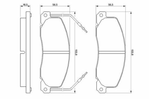 Тормозные колодки передние RENAULT Trafic 1,4-2,5D OPEL Arena 1,9/2,5D