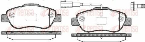 тормозные колодки дисковые FIAT Panda 03-