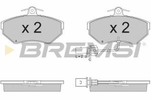 Тормозные колодки пер. A4/Passat94-08 (TRW) с датчиком