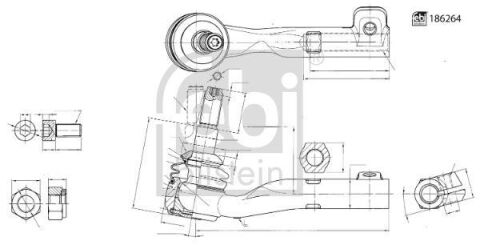 Наконечник тяги рулевой (L) BMW 3 (G20/G80/G28)18- B47/B48/B58