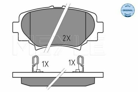 Колодки тормозные (задние) Mazda 3 III 13-