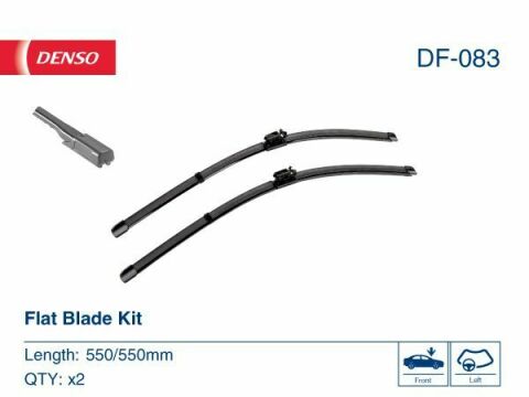 Комплект склоочисників flat blade kit