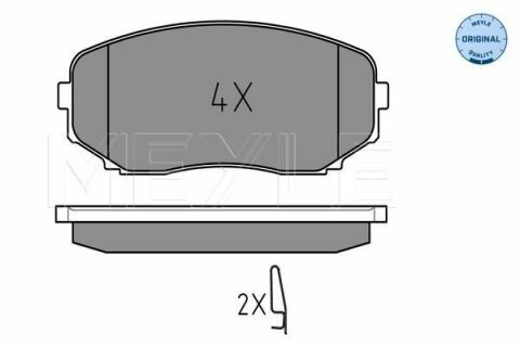 Колодки гальмівні (передні) Mazda CX-7/CX-9 06-/Mitsubishi Eclipse/Outlander 17- (Sumitomo)