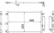 Радиатор кондиционера MAZDA MX-5 III (NC)