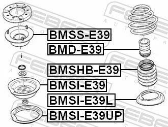 Проставка пружини (передня/нижня) BMW 5 (E39)