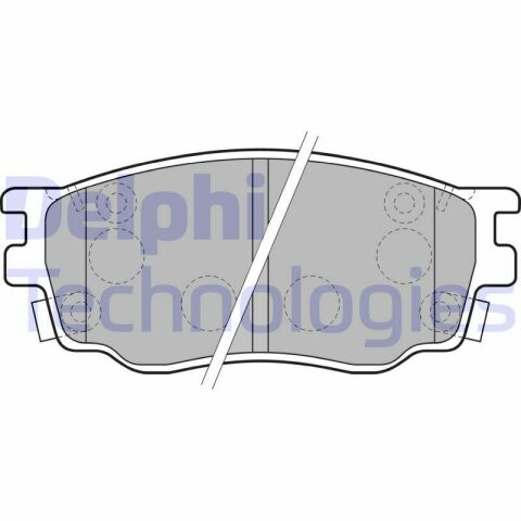 Колодки гальмівні (передні) Mazda 6 02-07