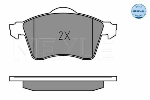 Колодки тормозные (передние) VW T4 90-03 R15 (без датчиков)