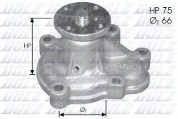 Помпа воды Corsa B 1.5TD Помпа воды Corsa B 1.5TD