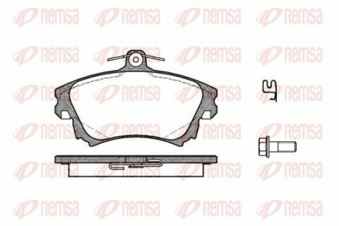 MITSUBISHI Колодки гальмові передні Carisma,Colt 95-