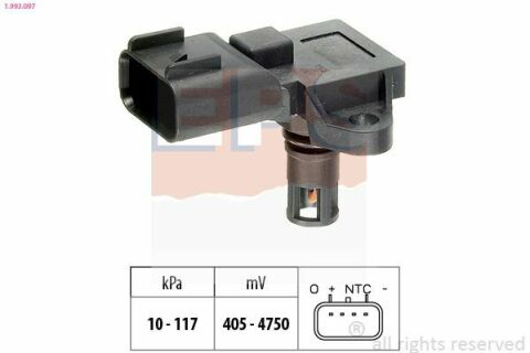 EPS LANDROVER Датчик тиску у впускному колекторі Range Rover 4,2-12, FORD C-Max, Focus