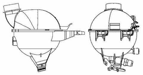 Бачок розширювальний C-ELYSSE/C3/C4/ ZAFIRA/VIVARO 1.2-2.0 10-