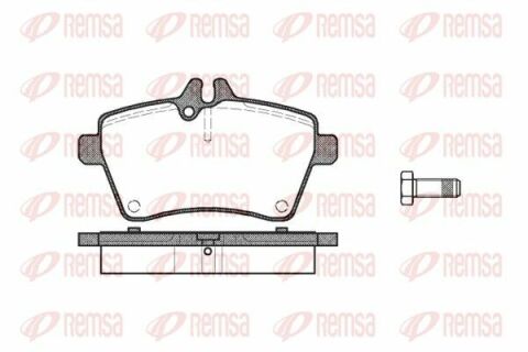 Гальмівні пров. MERCEDES W169 A-KLASA 04-A170-A2