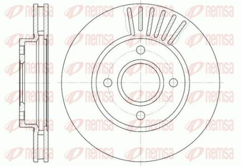 FORD Тормозной диск передн. Mondeo 94- Scorpio -98