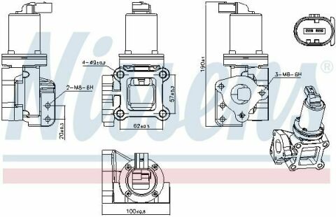 Клапан рециркуляції газів