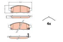 Гальмівні колодки