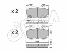 Колодки тормозные задн.370Z,Infiniti G37 07- NISSAN