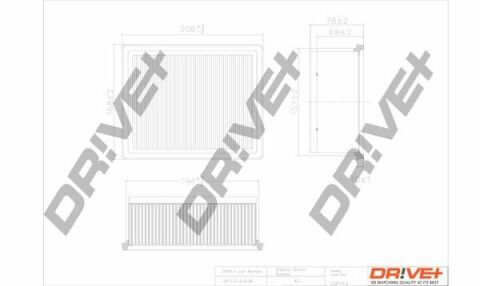 DP1110.10.0108 Drive+ - Фильтр воздуха