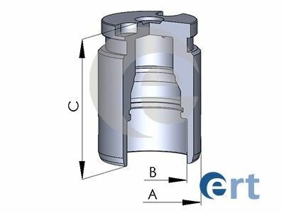 ERT KIA Поршенек суппорта 34mm CERATO 04-, ELANTRA 00-, ALMERA 95-