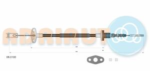 Трос сцепления Matiz 98- DAEWOO