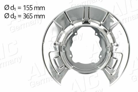 Захист диска гальмівного (заднього) BMW X5 (E70/F15/F85)/X6 (E71/E72) 06-