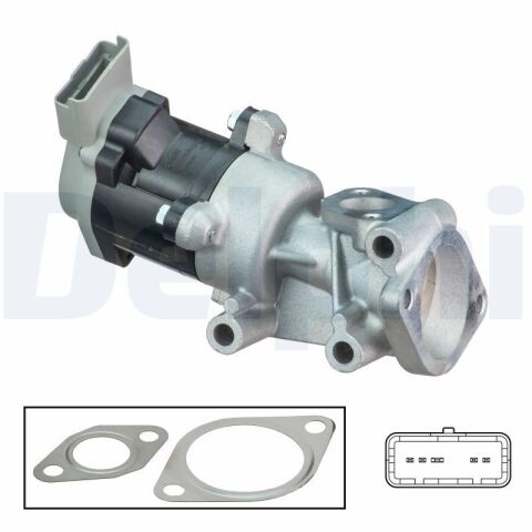 Клапан EGR C5 III, Land Rover Discovery III, Range Rover Sport, Jaguar, Peugeot 407/607 2.7HDI