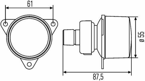 HELLA VW Фонарь указателя поворота Audi A3,Ford Focus,DB Actros,Opel Astra G,Golf IV