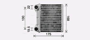 Радіатор опалення X164, W164, W251, V251 MB