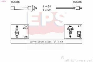 EPS MITSUBISHI Провід високої напруги Carisma 1,8-06, Galant 2,0/2,4-00, Lancer 1,3/1,3 03-,