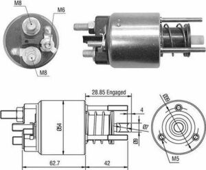 Реле, що втягує MAGNETI MARELLI, FIAT Ducato 94-02 [940113050453]