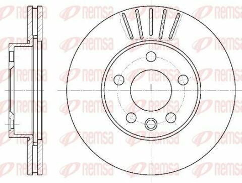 Диск гальмівний перед. (вентил.) VW T4 (280*24)