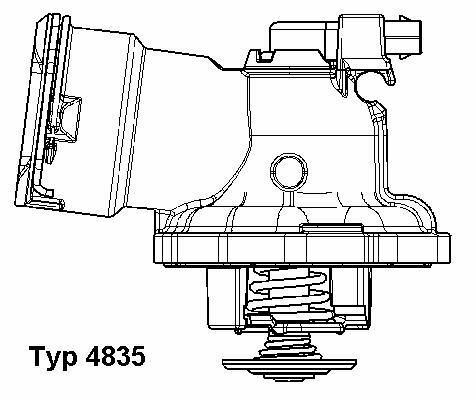 Термостат Mercedes Benz W204/211/221 M642