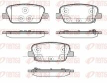тормозные колодки задние santa fe iv 18-
