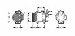 Компресор кондиціонера C-MAX 1.6 07-, FIESTA V 1.6 04-, FOCUS C-MAX 1.6 03-, MAZDA, VOLVO FORD