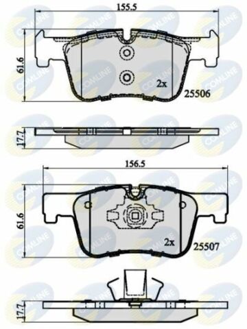 CBP02130 Comline - Тормозные колодки для дисков