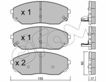Колодки гальмові передні Sorento 02- KIA