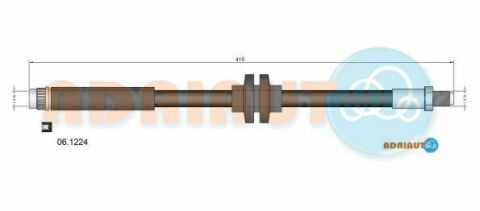 Тормозной шланг AVEO 1.2-1.4 11- CHEVROLET