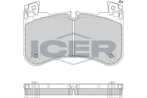 Колодки тормозные (передние) Land Rover Defender 19-/Discovery 16-/Range Rover 12-