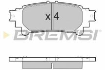 Тормозные колодки зад. Lexus RX 08-15/Toyota Prius 09- (akebono)