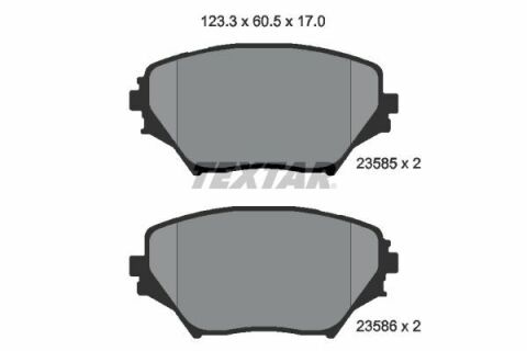 Колодки тормозные (передние) Toyota Rav 4 II 00-05 (Akebono) Колодки тормозные (передние) Toyota Rav 4 II 00-05 (Akebono)