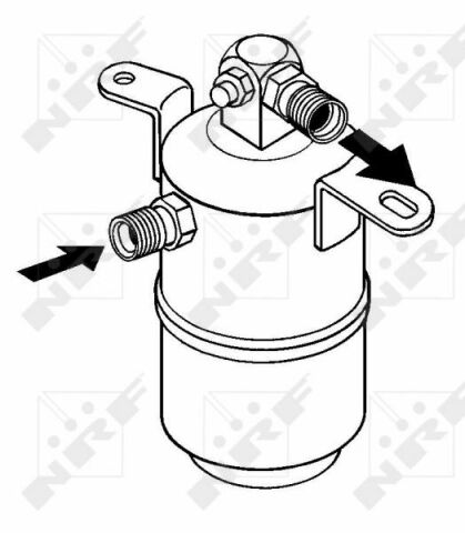 Осушитель кондиционера MB W210 95-03