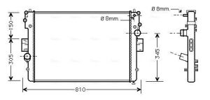Радіатор охолодження IVECO DAILY 29L12 (2000) 2.3