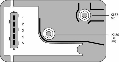 Реле свічок розжарювання Jumper/Boxer/Jumpy 1.9D 7конт. (с-ма Bosch)